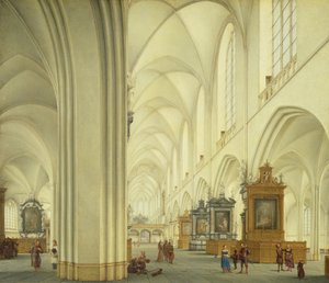 Az antwerpeni katedrális belseje, 1668 körül